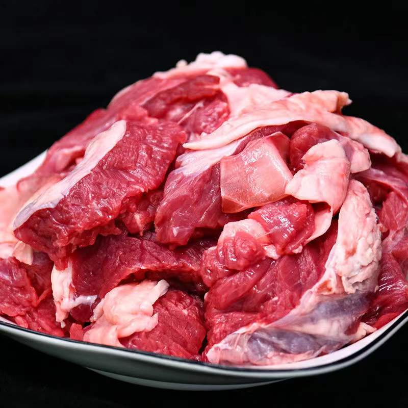 玛木拉德 筋头巴脑牛肉牛碎肉调理生牛肉块 精选筋头巴脑两斤装