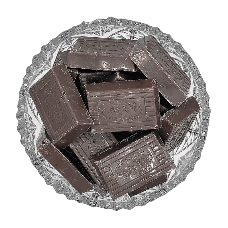 义利正宗老式巧克力老北京小时候大块黑巧克力80后怀旧糖果儿时味道