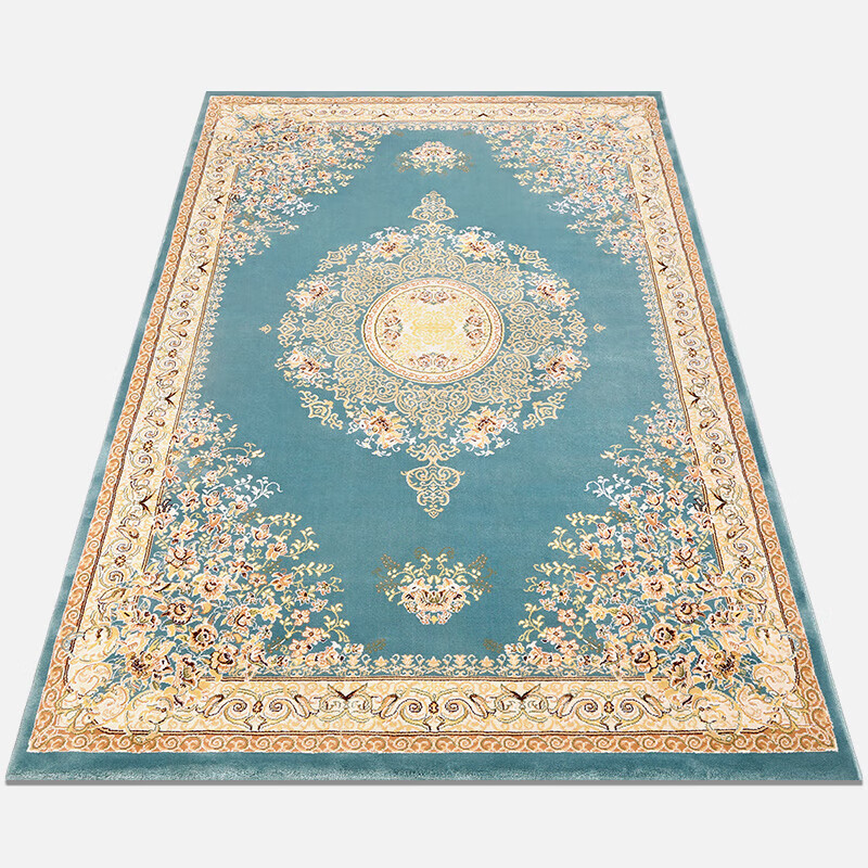 京胜树 土耳其进口波斯风客厅地毯客厅美式乡村欧式茶几垫新古典卧室