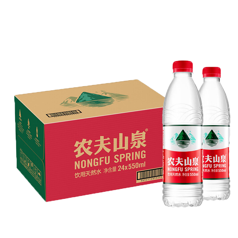 NONGFU SPRING 农夫山泉 饮用天然水 550ml*24瓶