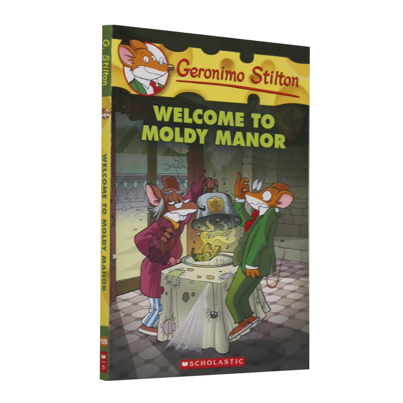 老鼠记者 英文原版 welcome to moldy manor 欢迎来到发霉庄园 儿童