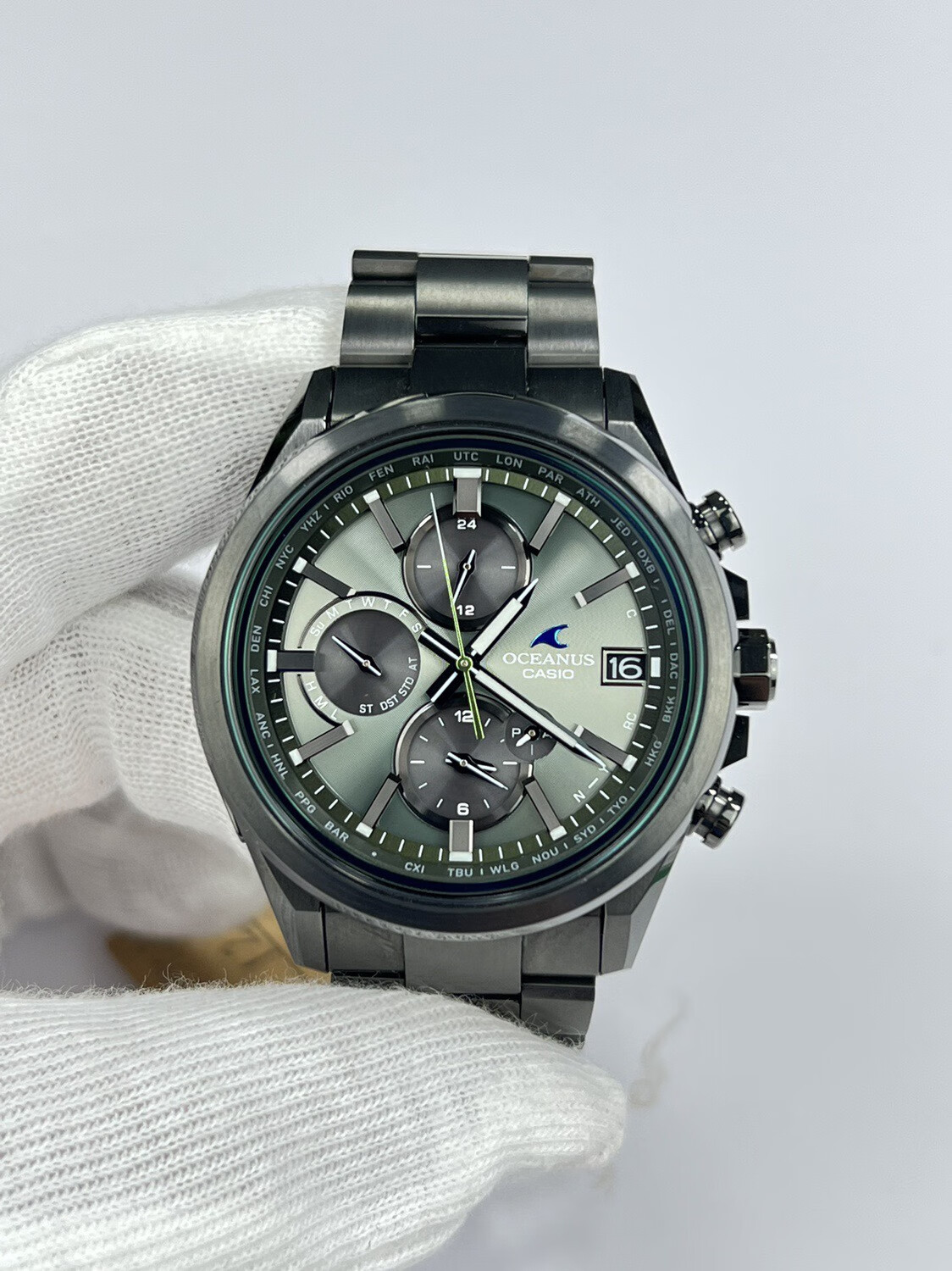 卡西欧(casio)海神光能电波表ocw-t4000ba-1a3 ocw-t4000-1 ocw-t200