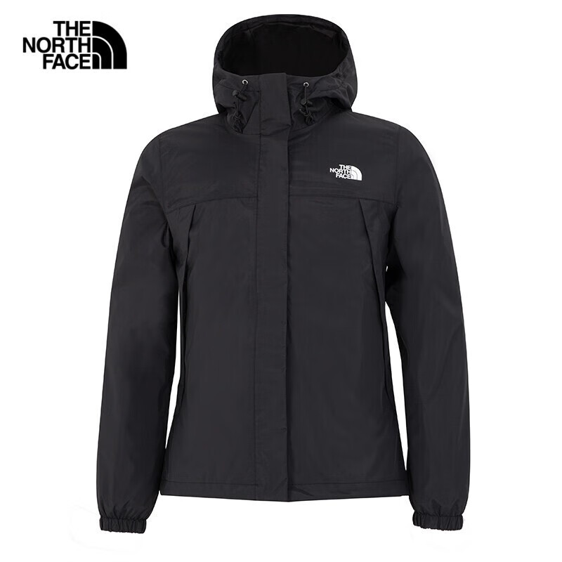 北面冲锋衣The North Face(TNF)户外运动防风连帽外套春季防水舒适撞色上衣夹克女单层登山服 5K2X