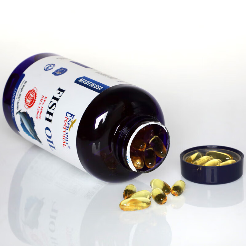 【美国原装进口】爱司盟牌深海鱼油 1300mg*200粒/瓶 含EPA二十碳五烯酸 DHA二十二碳六 1300mg*200粒/瓶 × 1瓶装