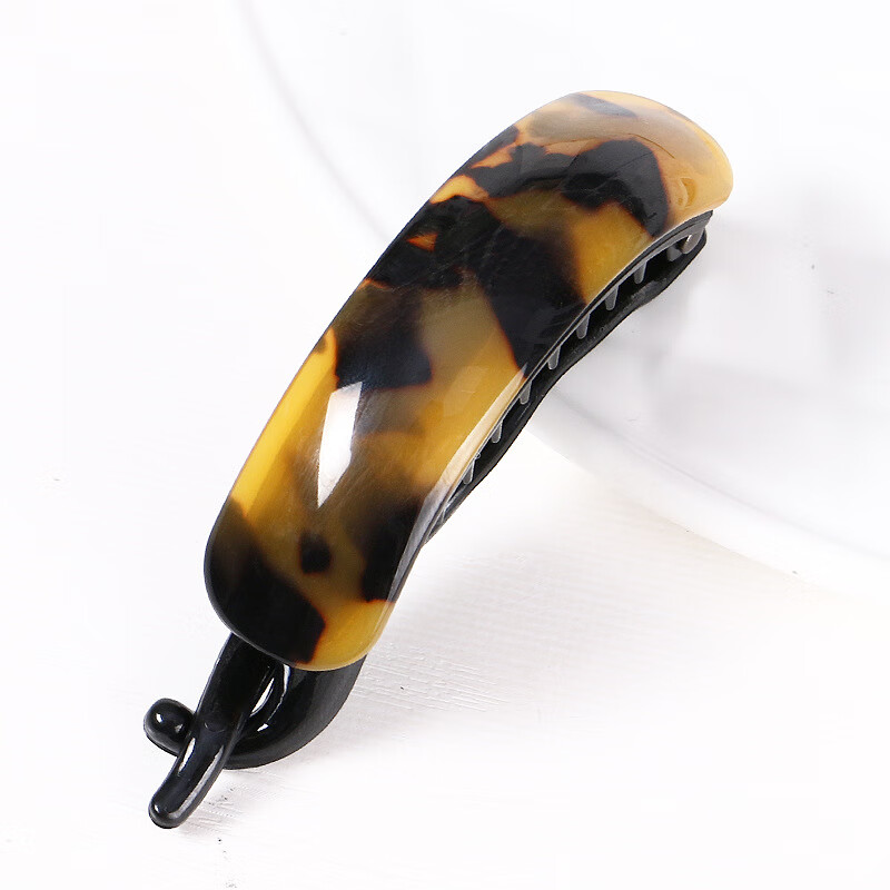 皕宝楼韩版简约气质大号发扣八字扭夹后脑勺发夹子竖卡发卡盘发头饰