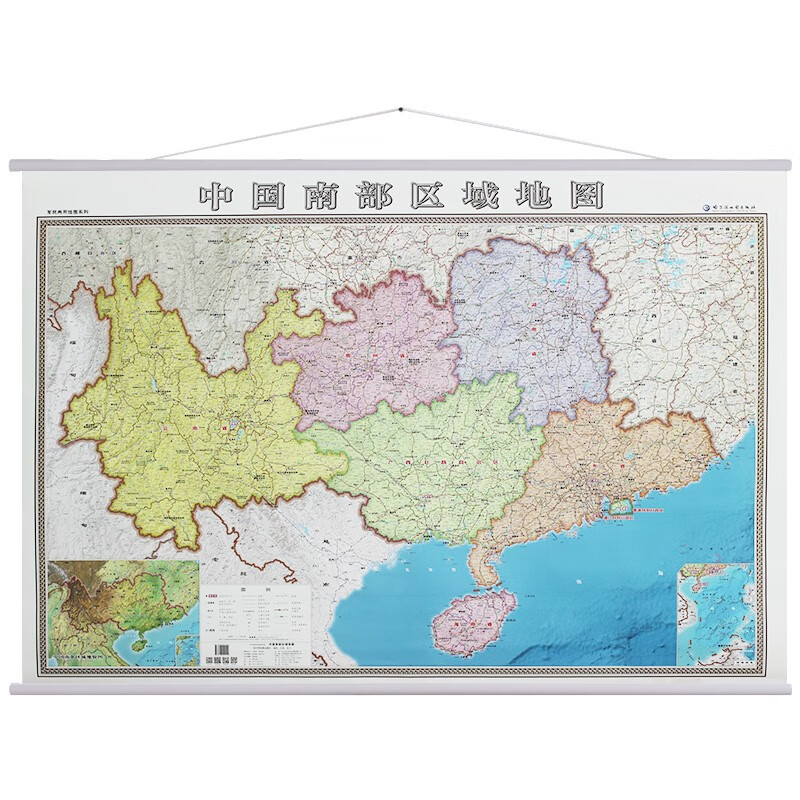 中国南部区域地图 1.