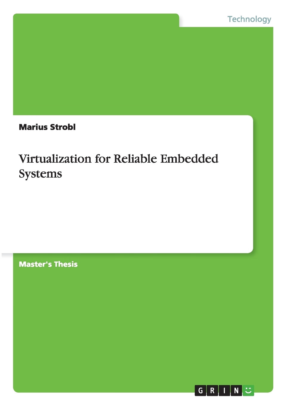 预售 按需印刷 virtualization for reliable embedded systems