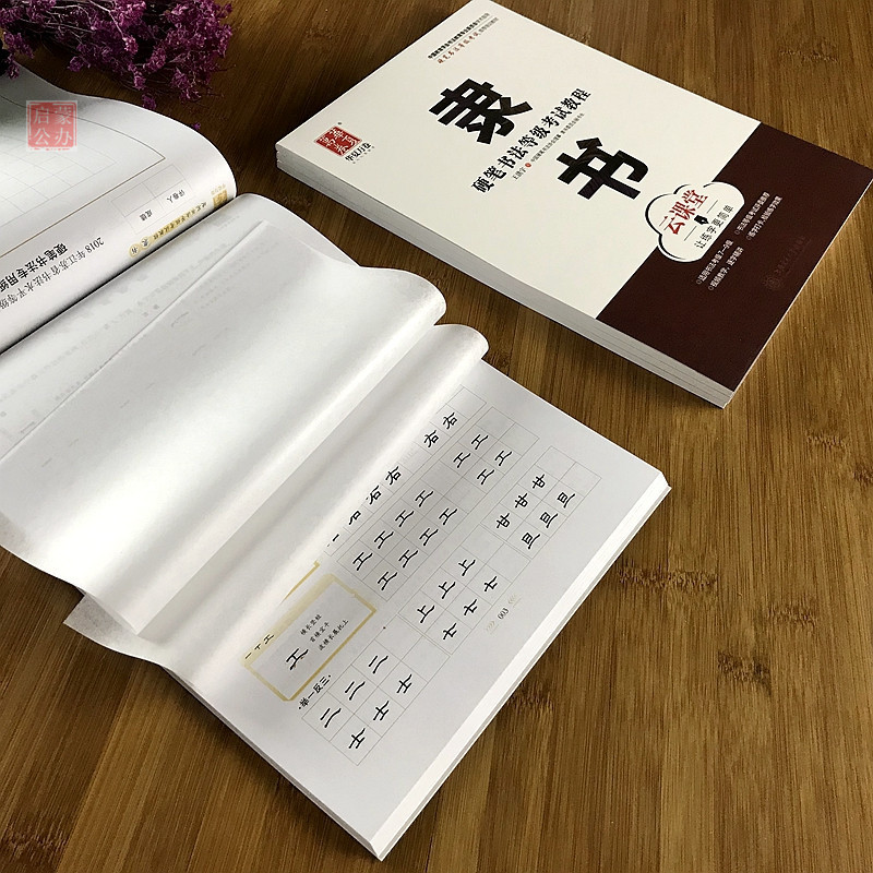 隶书钢笔字帖字帖学生初学者隶书硬笔书法等级考试教程隶书入门硬笔