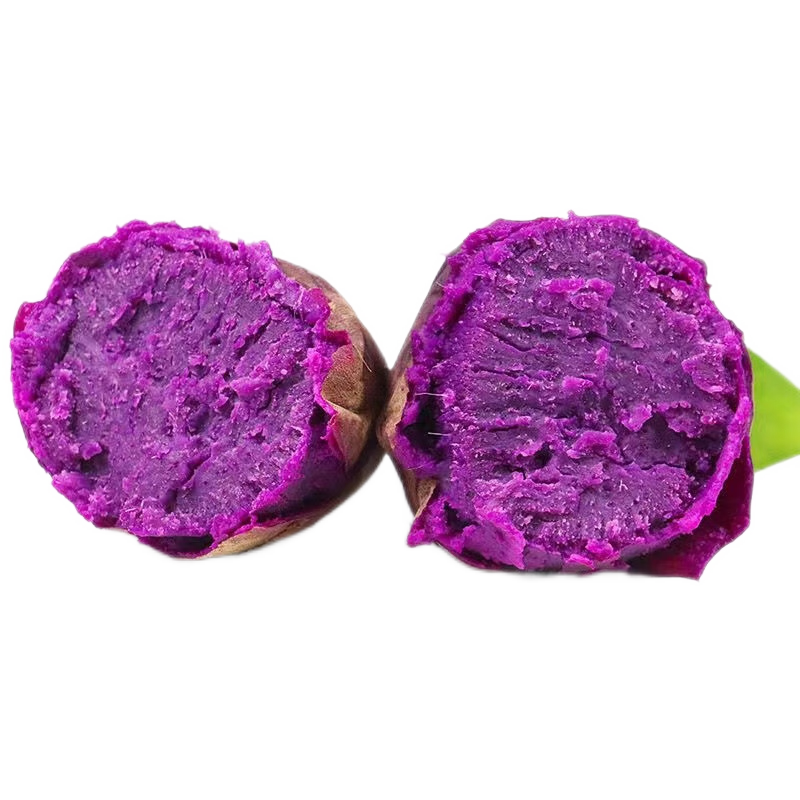 拍2件 PLUS会员：山东农家紫罗兰紫薯香甜软糯新鲜蔬菜 5斤大果150g+