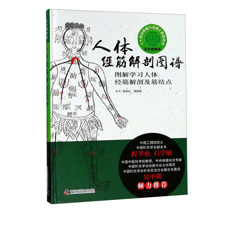 人体经筋解剖图谱(图解学习人体经筋解剖及筋结点完全图解版)(精)