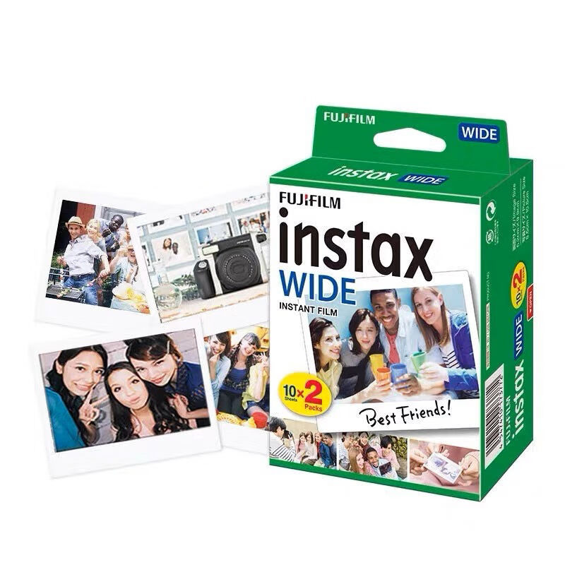 oloey拍立得宽幅相纸instax wide300/200/210 lomo通用5英寸 wide10张