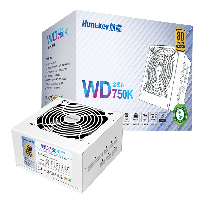 ���Σ�Huntkey��WD750Kȫģ�� ����750W���Ե�Դ��°�