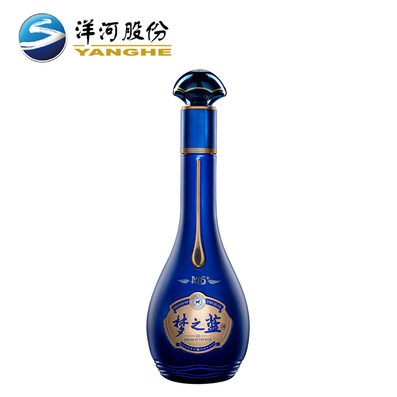 洋河酒厂洋河蓝色经典绵柔白酒梦之蓝m6408度550ml