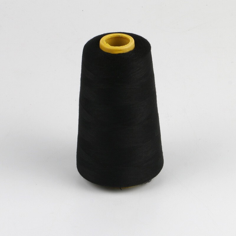 缝纫线家用缝纫机线宝塔线涤纶针线402线手缝线衣服裤子缝补线 黑色