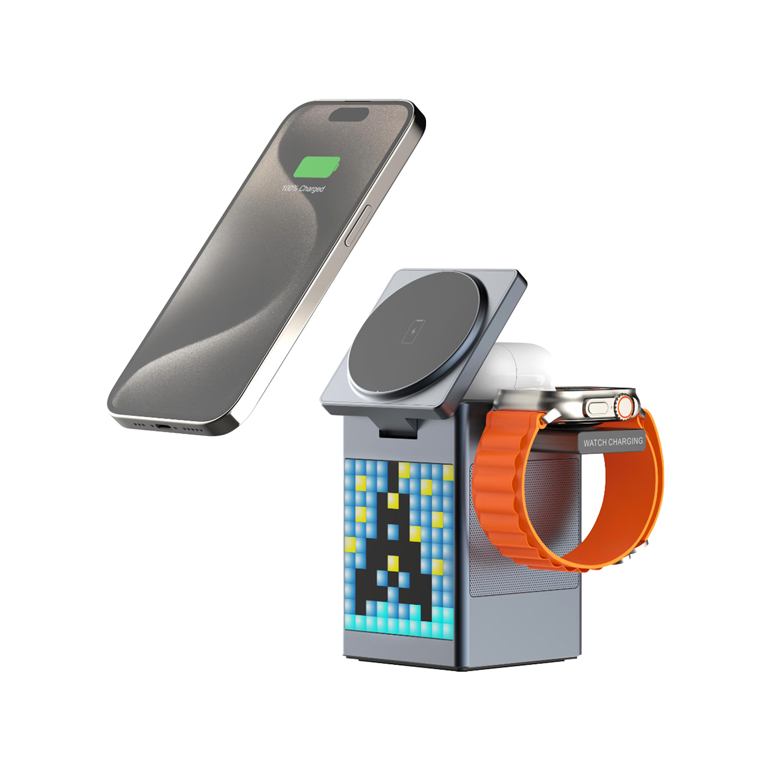 EOENKK һ߳magsafeƻiPhone17ProMaxֻapple watchֱ๦Qi2֧ ̫ջ|վ++ʱ+ض