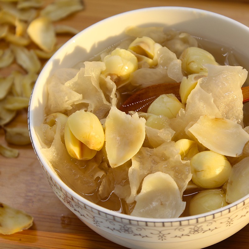 冠莲 百合干 新鲜无硫食用百合干 功效百合片 干货特产