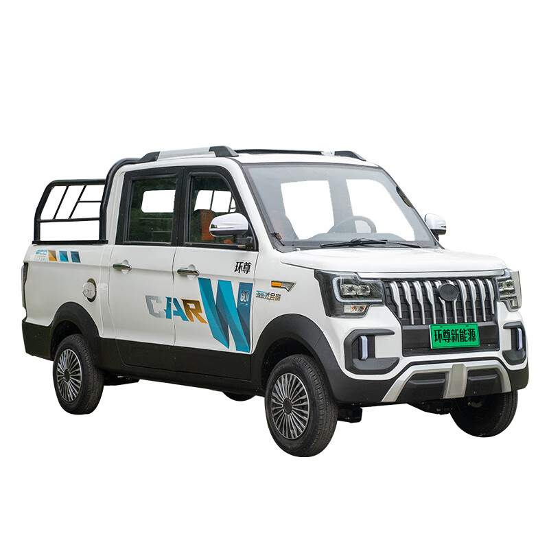新能源四轮电动车皮卡车客货山区大功率油电两用皮卡电瓶车裸车款 60v