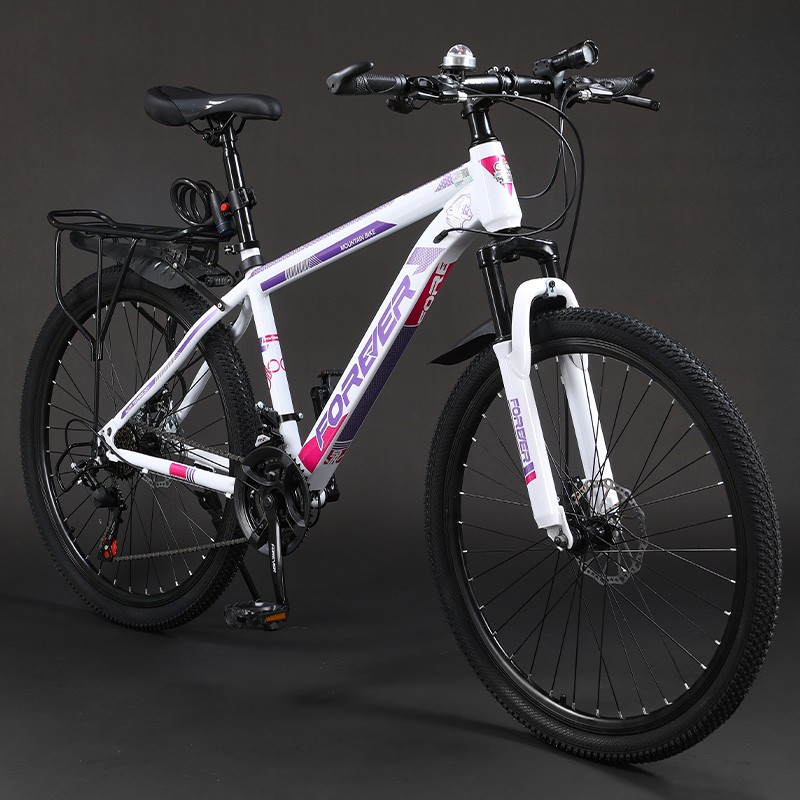 永久(forever)自行车山地车27速公路车中小学生男女单车变速减震车