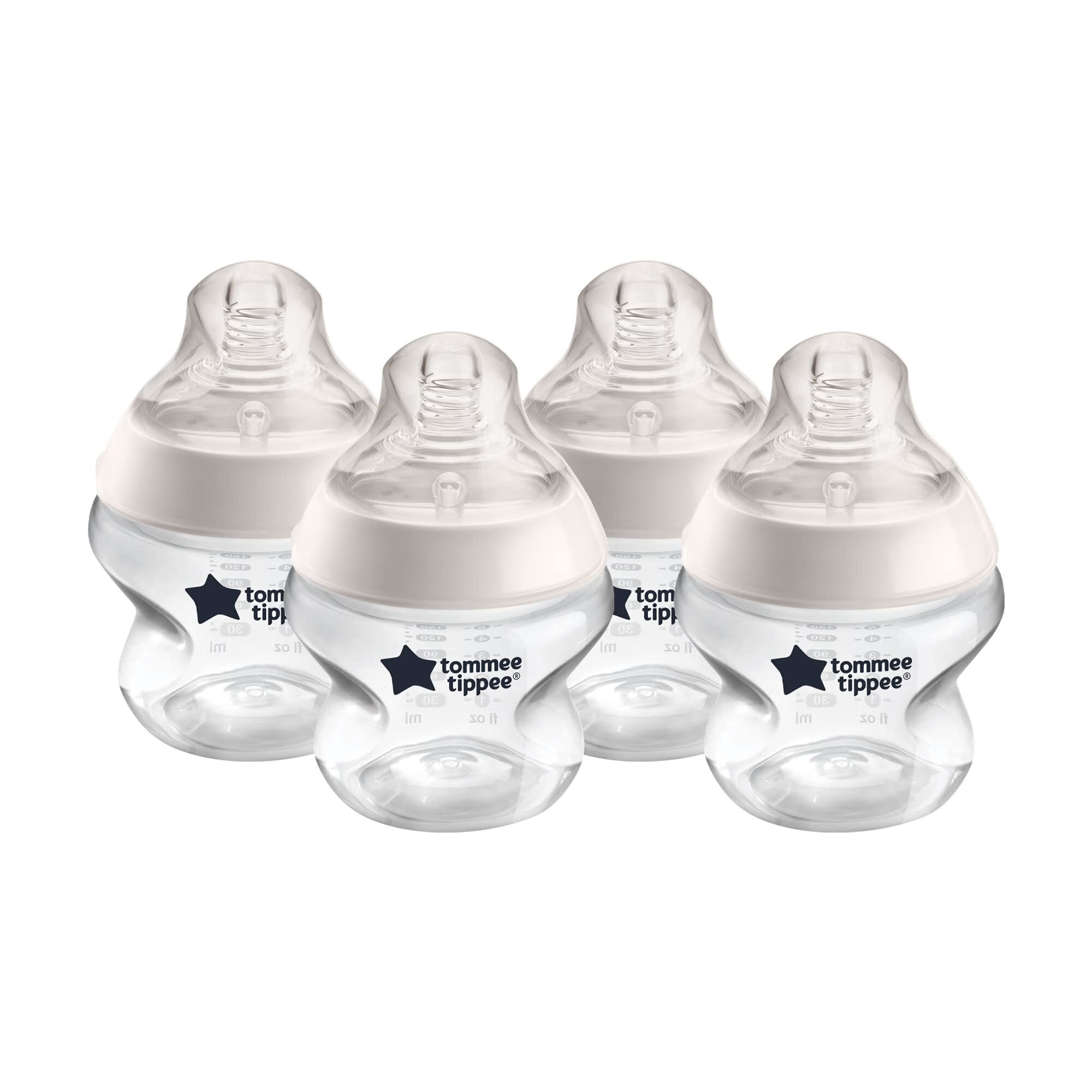 Tommee Tippee 奶瓶 Translucent 5 盎司 142.0655