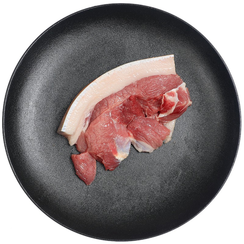 初土记黑猪肉1斤装 林下散养1年 皖南黑毛土猪腿肉 腿肉新鲜土猪肉 腿