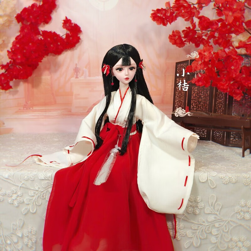 芭比芭比娃娃古风指定60cm厘米古装汉服bjd娃衣新娘中国风三分古代洋