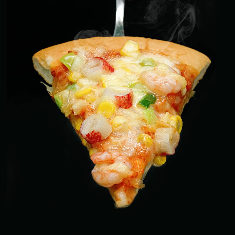 大希地 披萨海鲜牛肉烧烤三角披萨 pizza100g*10片 海鲜披萨*10片装