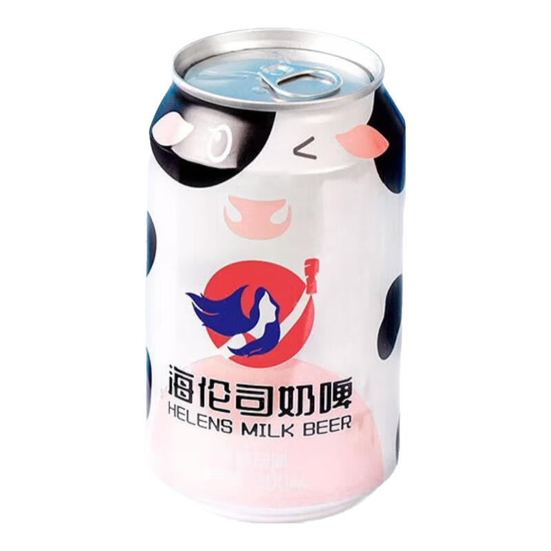 海倫司 Helens奶啤整箱乳酸菌飲品牛奶啤酒夏日含乳罐裝飲料300ml 【奶啤嘗鮮]2罐裝