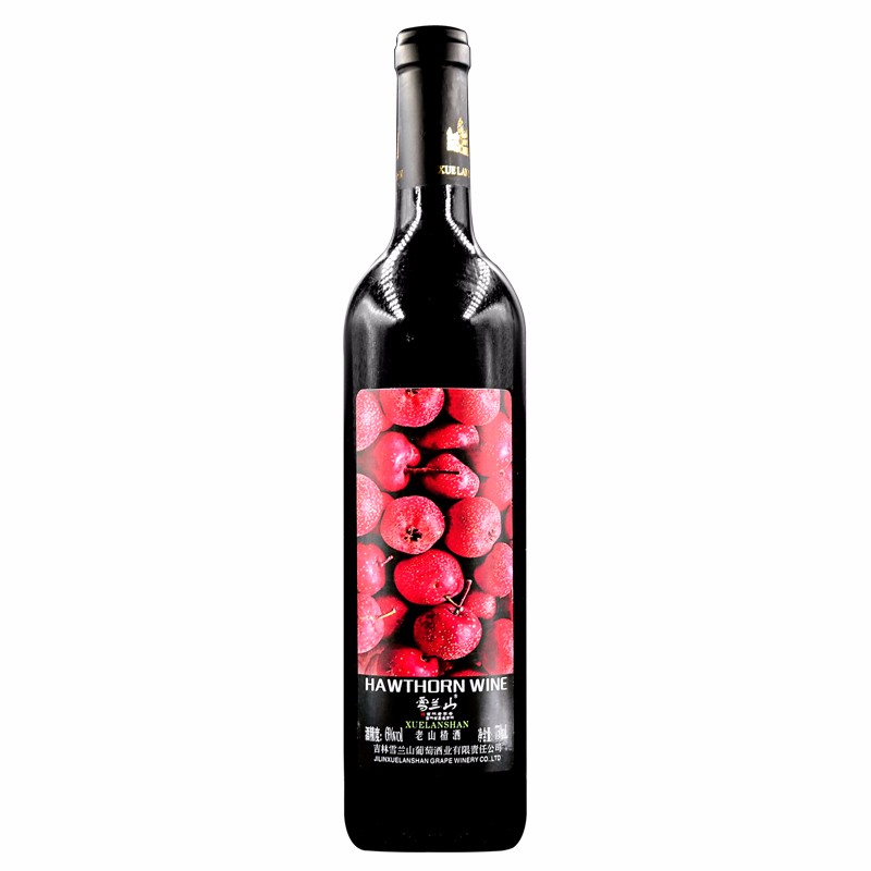 雪兰山老山楂酒果酒低度甜型配制酒水果酒6度750ml 吉林特产 单支