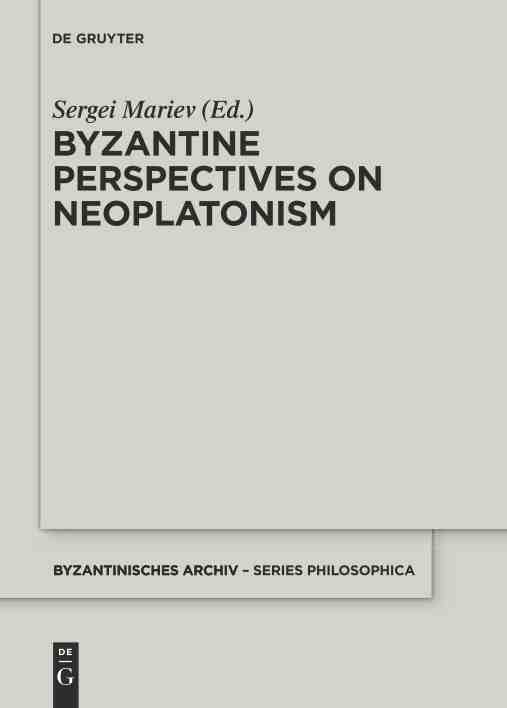 预售 按需印刷 byzantine perspectives on neoplatonism