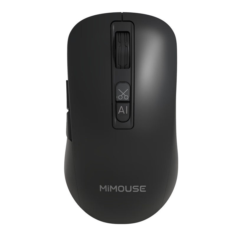 咪鼠科技（MiMouse）M4AI 智能ai鼠标 支持AI智能写作PPT制作  语音打字翻无线充电办公 黑色 智能ai鼠标M4AI 智能写作 黑色