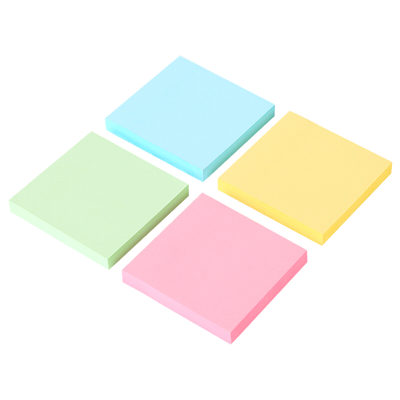 ����(TANGO)4ɫ��������ǩֽ76*76mm������������N����������ճ��ǩ�� ��¼�����ص����400�� �칫ѧϰ�ľ�