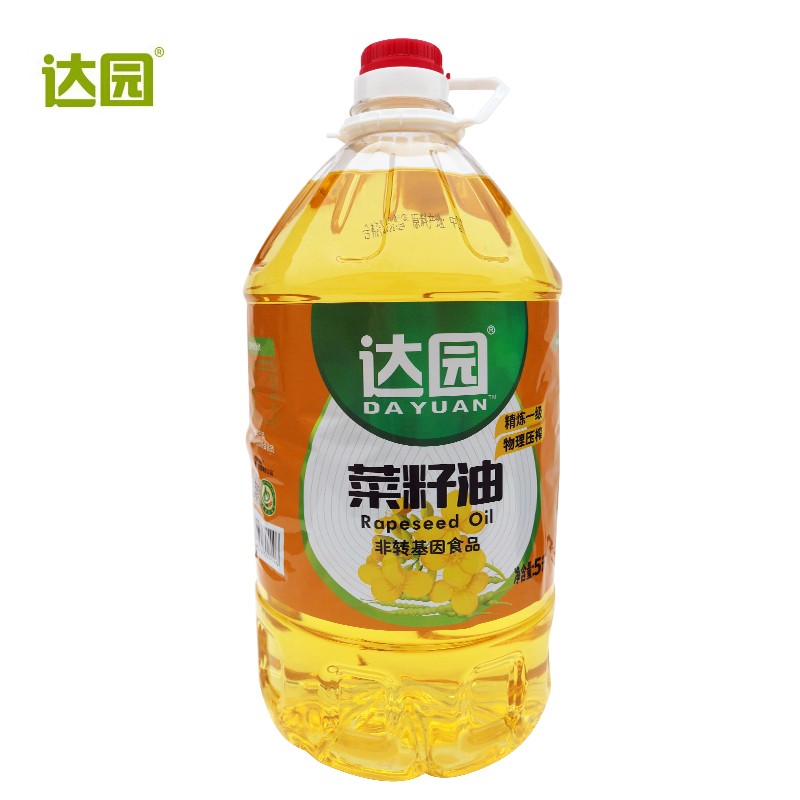 达园(dayuan) 达园  食用油非转基因  物理压榨 精炼一级 原香菜籽油