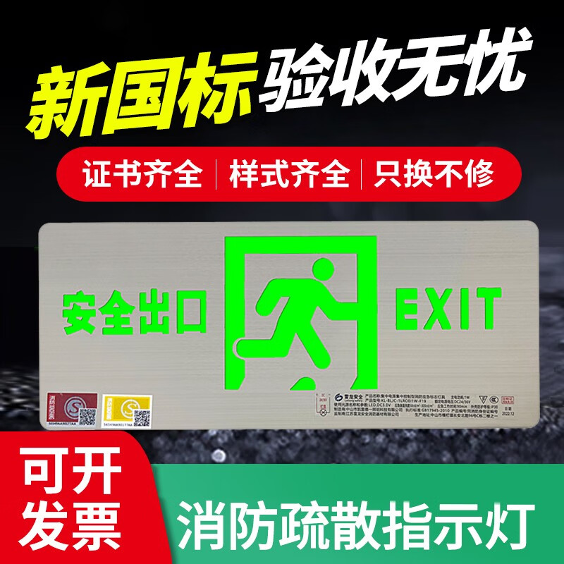 雷龙消防a型集中电源应急照明消防疏散指示灯低压36v安全出口标志灯