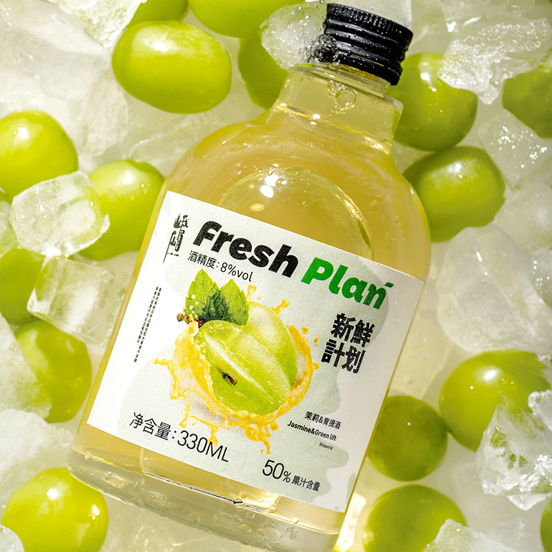 峨眉仙 茉莉青提酒 8度330ml果酒女低度甜酒单瓶装微醺女士酒 330ml