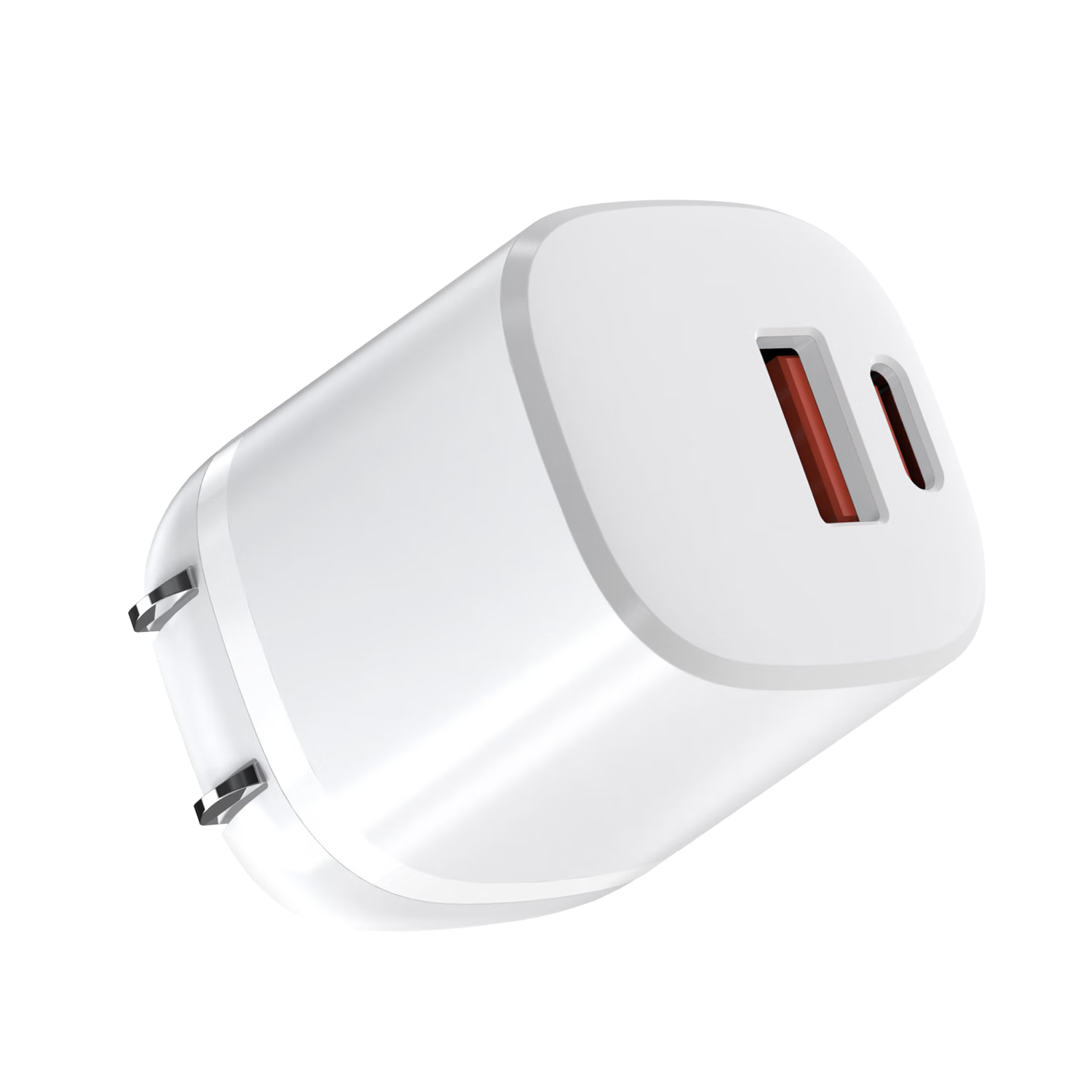 UZ有赞33Wmini充电器33W氮化镓折叠充电器迷你 A+C双口 33W 白色