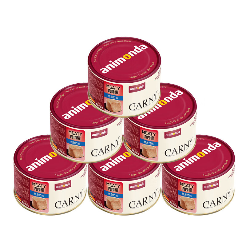 Catz finefood爱诺德animonda卡昵主食猫罐头成幼猫咪卡尼无谷低敏营养湿粮 【国产】鳕鱼口味175g*6罐