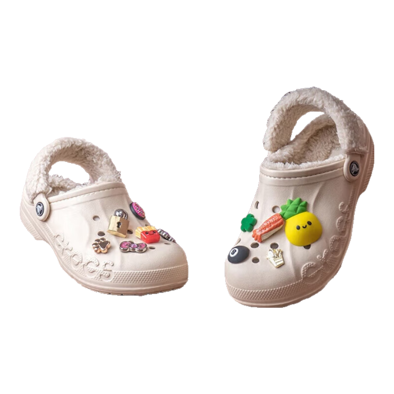 ����ۣ�CROCS������ů�޿���񶴶�Ь|206633 ���հ�-11S 37/38(230mm) 