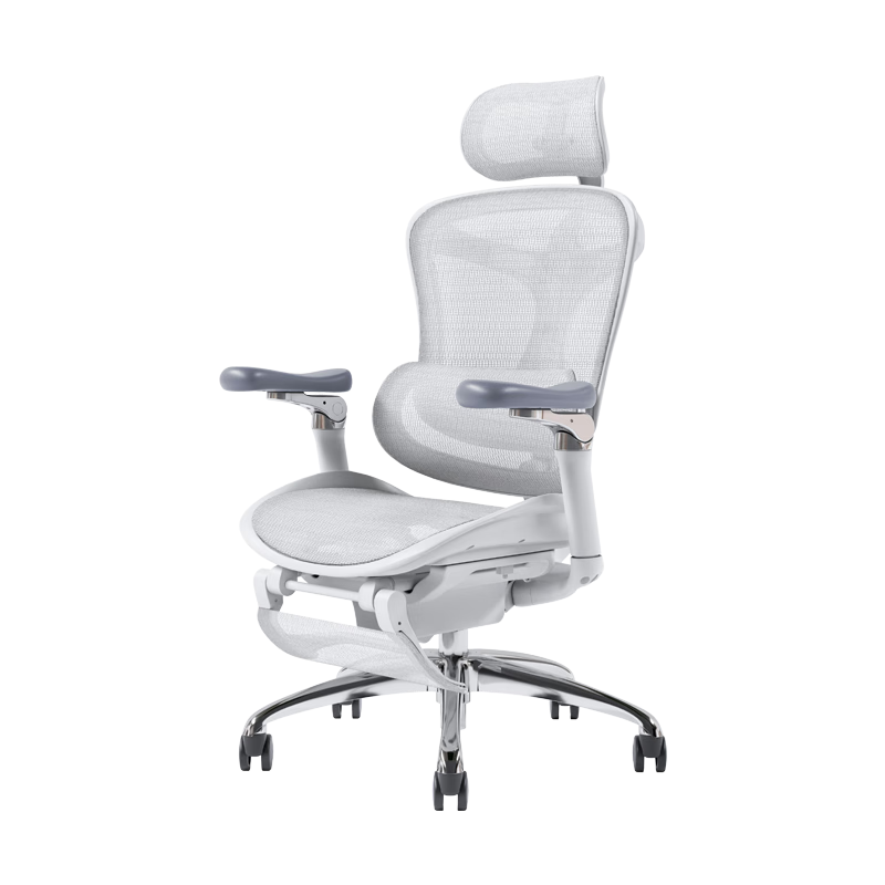 西昊（SIHOO）Doro-C300人体工学椅久坐舒服电脑椅 办公椅老板椅电竞椅午休椅子 C300云白+6D扶手（包安装）