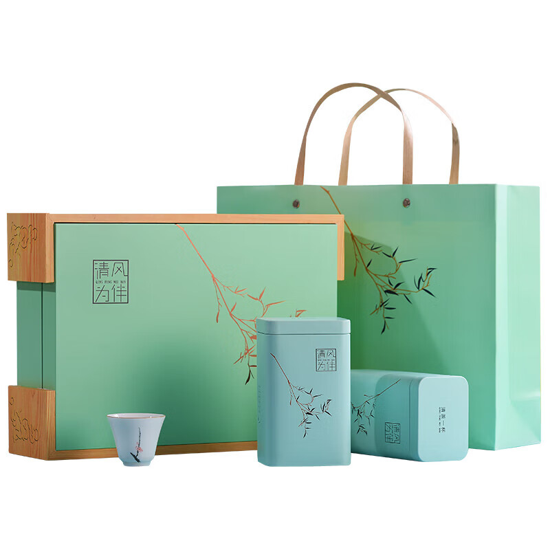 三弘红茶小种绿茶碧螺春2025新茶一级正宗茶叶嫩芽罐装250克 禧韵小种红茶送杯礼盒装300g