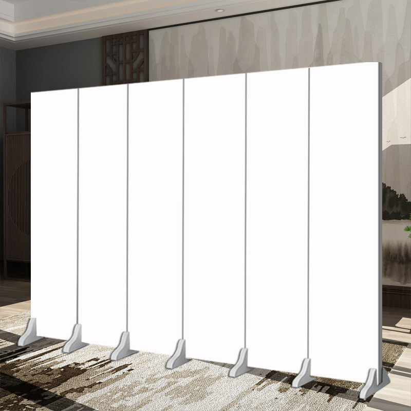 莎庭（SARTILL）轻质隔墙板隔墙板墙体白色屏风隔断墙客厅出租房遮挡移动可折叠房 款式一 3扇夹板总宽1.2米宽1.8米高