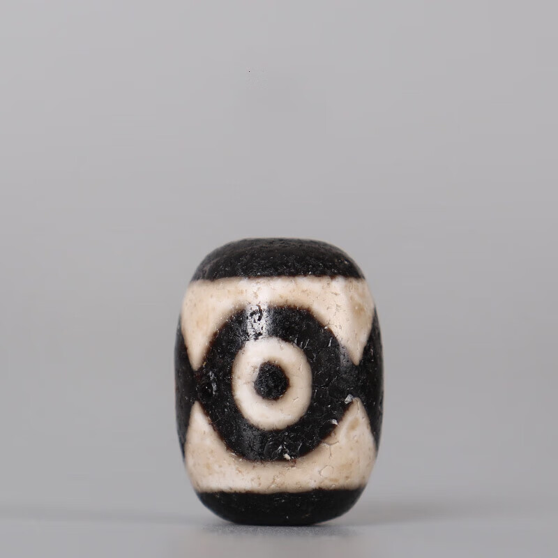 亚梵尼藏传三眼天珠西藏财神天珠 星月金刚菩提手串念珠顶珠腰珠配饰