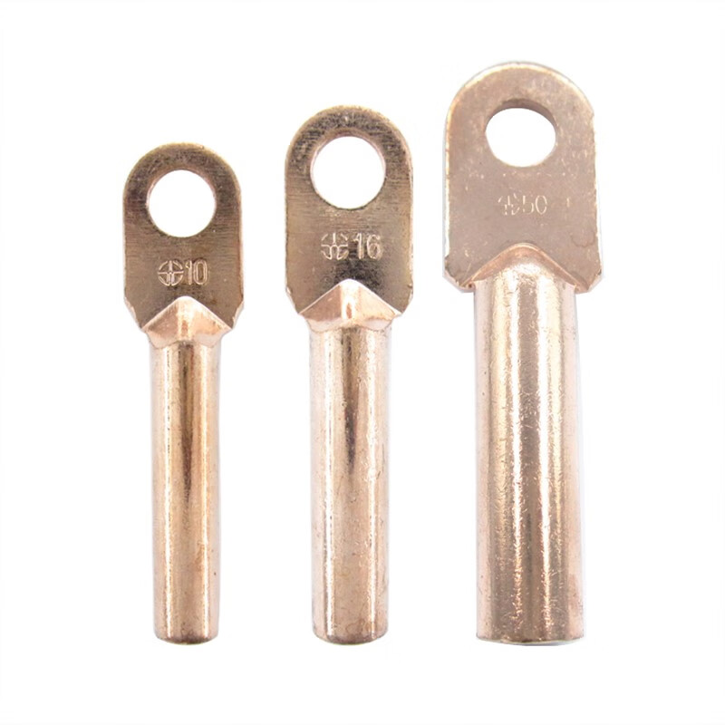 哩嗹啰嗹 16平方铜鼻子铜接头接线端子dt铜鼻子电线接头接线耳