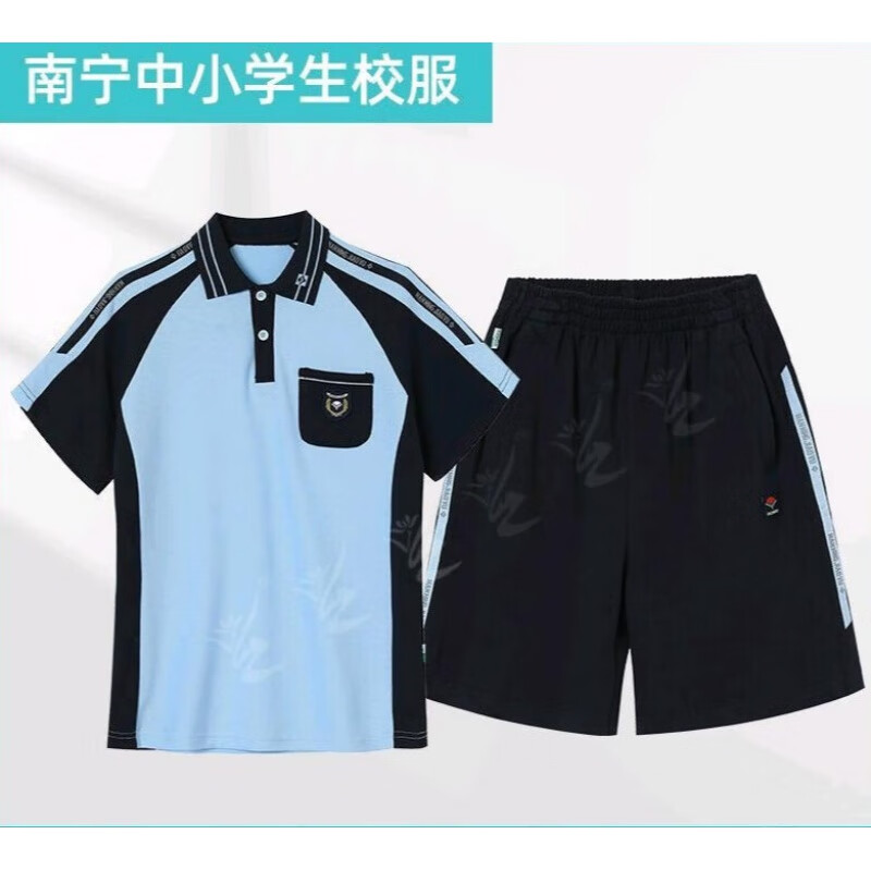 优朵米南宁市新希望校服秋夏季长裤短袖运动高中小学生统一 运动型