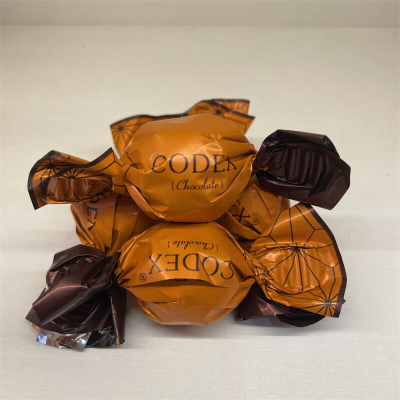 爆浆巧克力  办公室休闲零食  喜糖搭配 橙色 200g