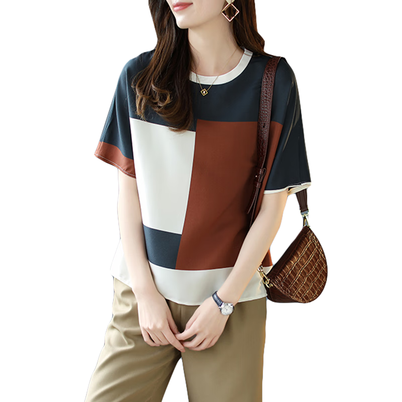 ɯ�ݶ��޴���Ůװ����Ů��mm2024��װ��Ʒ�����ڶǰٴ����T��Ů����18075 ����ɫ-Ԥ��7�췢�� 2XL����160-180�ﴩ��