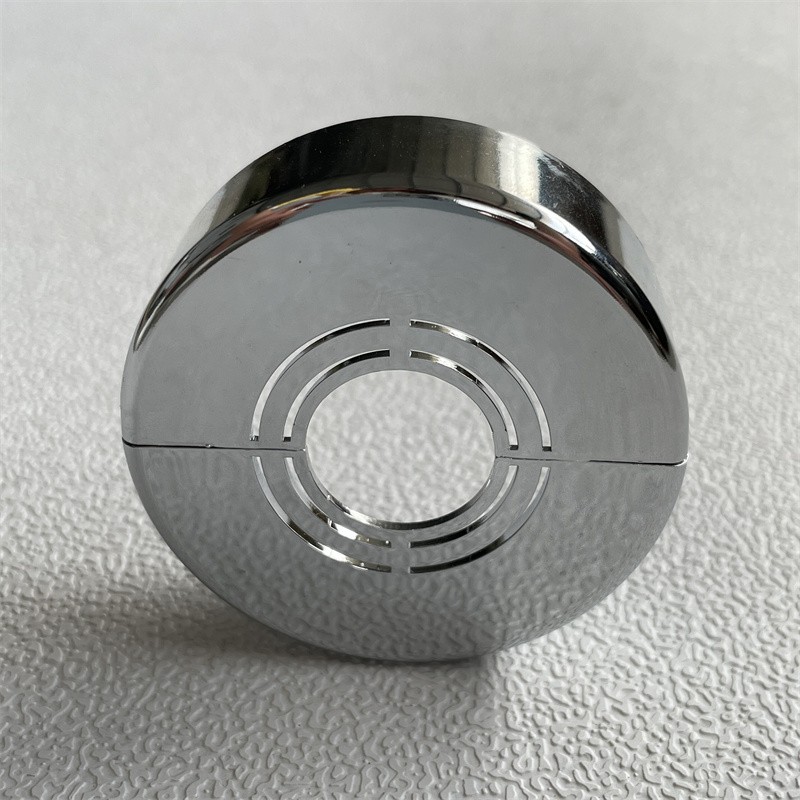 加厚热水器角阀修饰盖水龙头淋浴花洒装饰盖遮丑盖 免拆卸电镀铬1个装