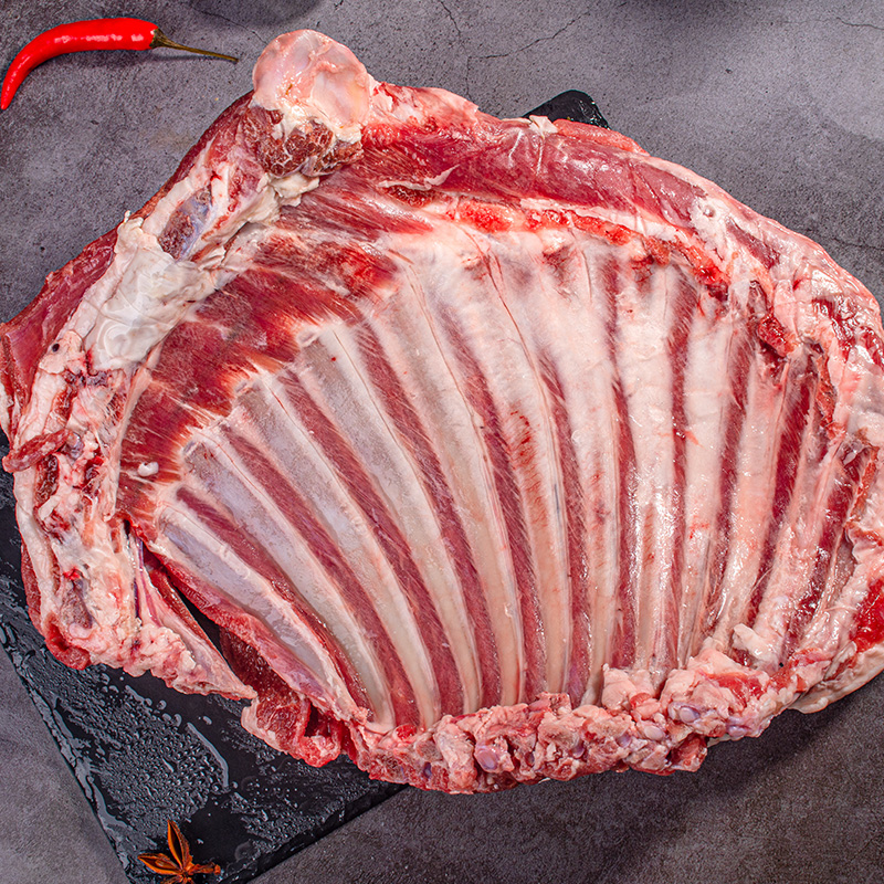 蒙绿源内蒙古羔羊整排羊排骨肋排新鲜锡盟生羊肉羔羊排骨4斤装 羔羊