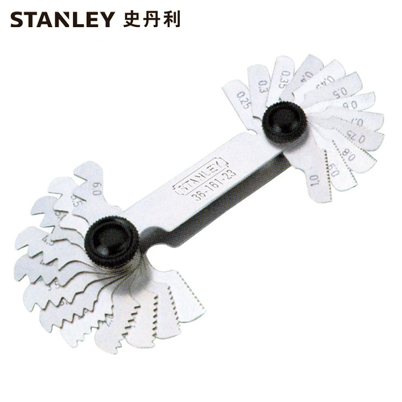 史丹利STANLEY 52件装公英制螺纹规 样板罗纹样板牙规 36-166-23企业定制
