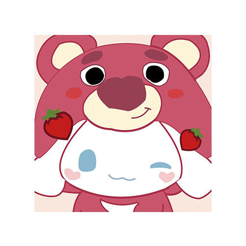 三丽鸥卡通1 20*20cm内崩框