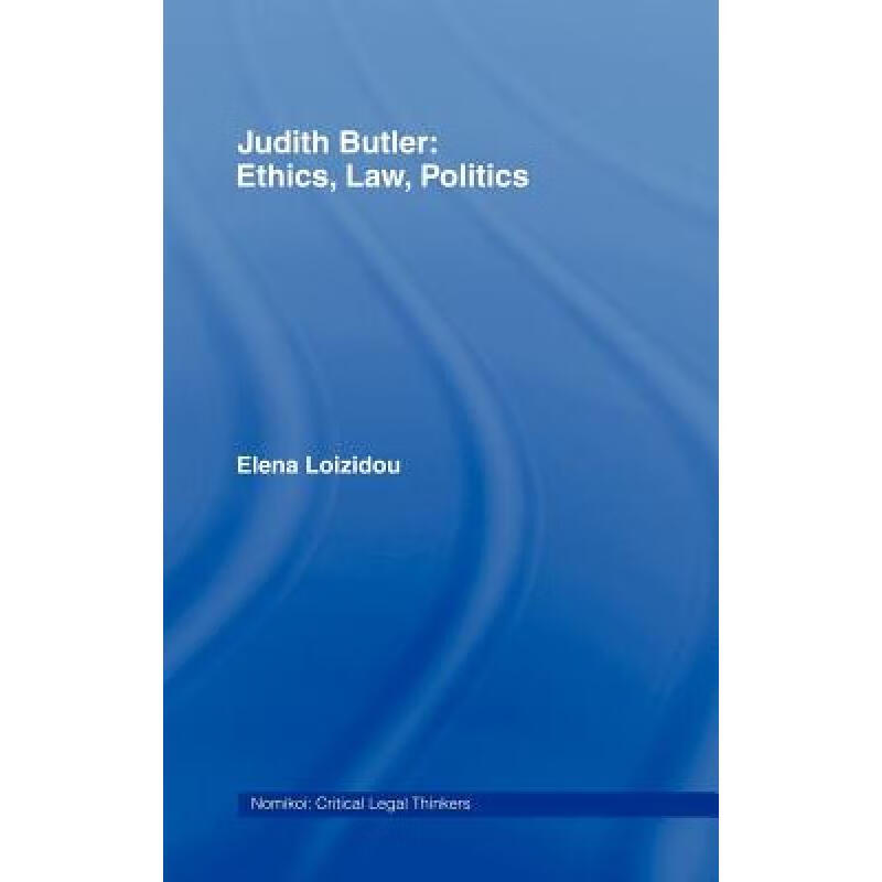 预订 Judith Butler: Ethics, Law, Politics